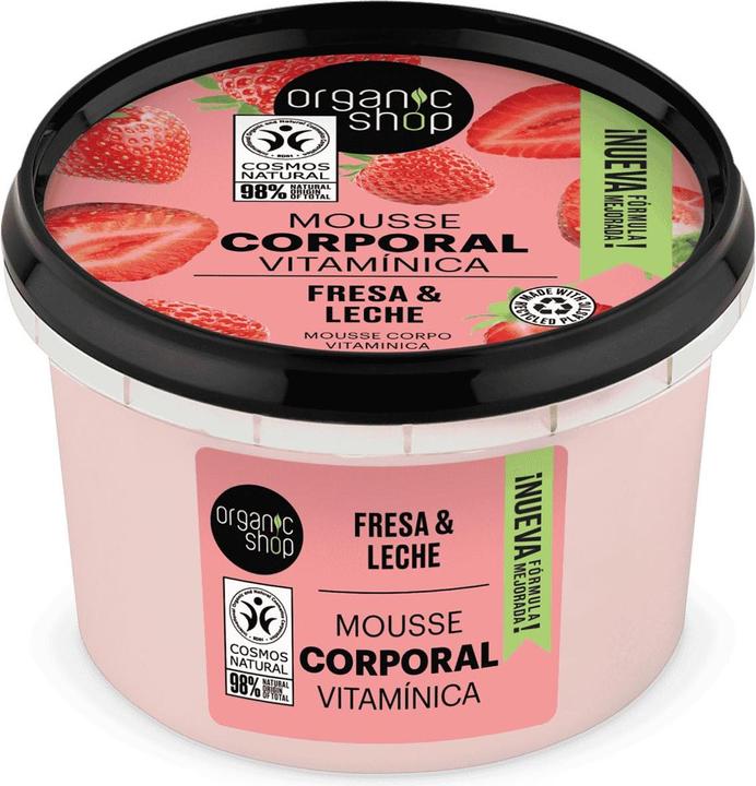 Image du produit Organic Shop Mousse Corps Fraise, 250 ml, standard, unique (Crème pour le corps, 250 ml)