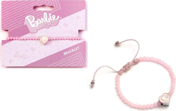 Carat BARBIE - Bracelet de Perles Rose - Coeur