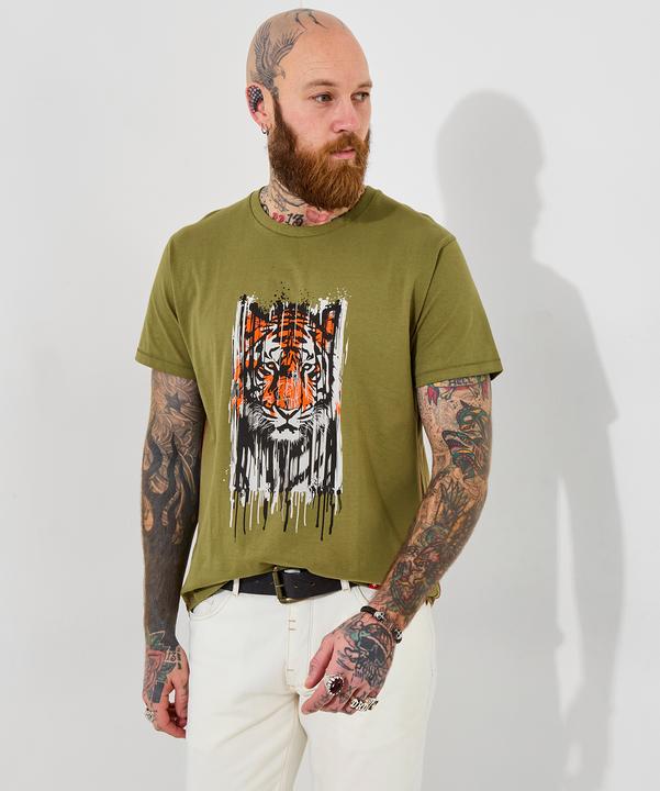 Actual product image Joe Browns Tiger Head Graphic Short Sleeve T-Shirt (S)