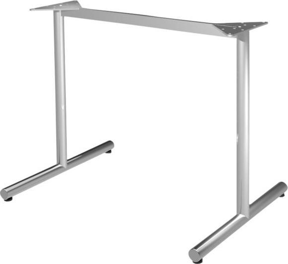 Produktbild Tischgestell T-Form verchromt poliert H 695mm L 800mm