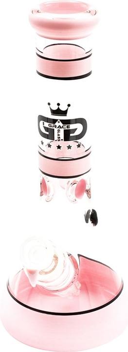 Actual product image Grace Glass | Beaker Series Pink 30cm