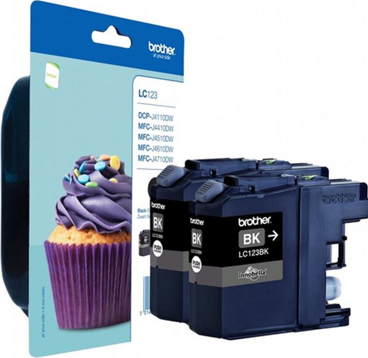 Produktbild Brother LC-123 BK Doppelpack (BK)