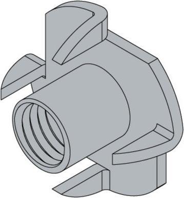 Actual product image Hettich Einschlag-Mutter M8 (M8)