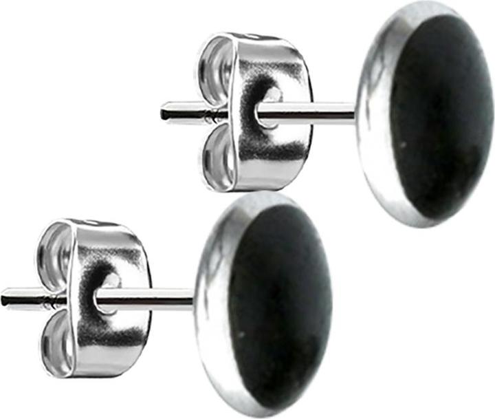 Star Piercing Ohrstecker silber Teller Arang Holz (ohne MessingTitan G23, ohne MessingChirurgenstahl 316LOrganisch)