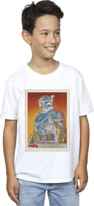 Produktbild Star Wars The Mandalorian Paz Vizla Card TShirt Jungen (152, 158)