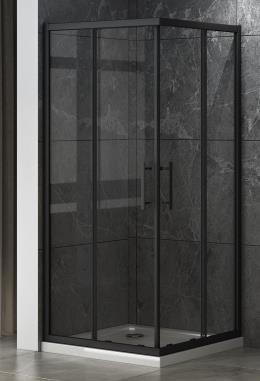Masterjero SHOWER ENCLOSURE B-253B BLACK 90X90 NOTR (90 cm, 90 cm)