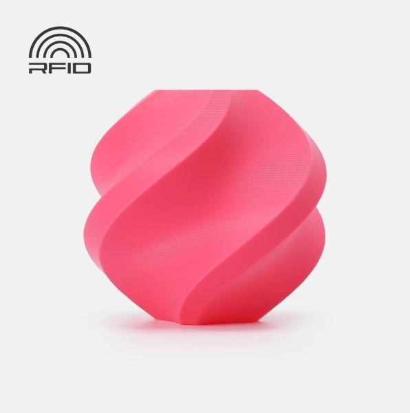 Actual product image Bambu Lab - PLA Basic Refill - Hot Pink - 1.75mm (PLA, 1.75 mm, Pink)