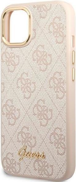 Produktbild Guess GUHCP14MHG4SHP iPhone 14 Plus 6,7" różowy/pink hard case 4G Vintage Gold Logo (Apple iPhone 14 Plus)
