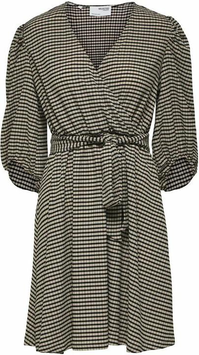 Image du produit Selected Femme Robe cache-coeur rayée (S)