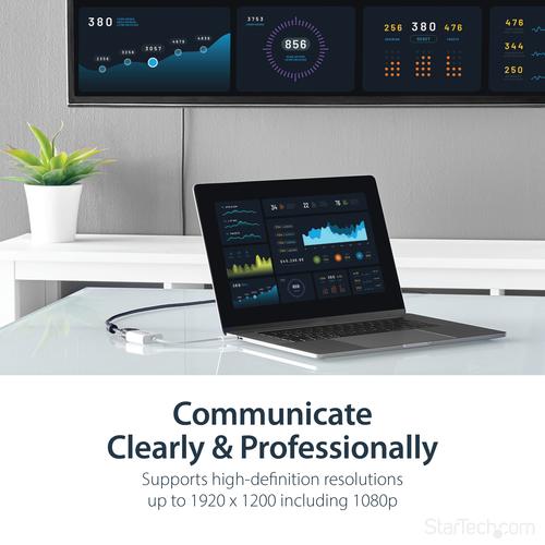 Immagine prodotto StarTech Adattatore USB-C A VGA - Bianco (VGA, 1750 cm)