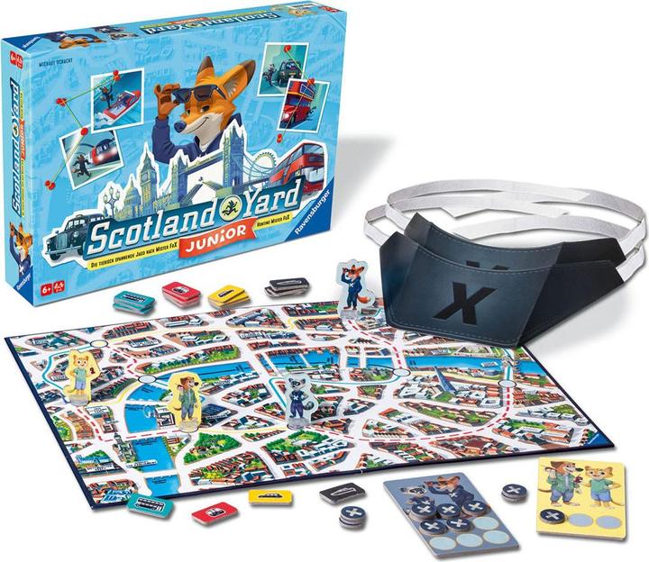 Actual product image Ravensburger Scotland Yard Junior (Spanish, German, Portuguese, English, Italian, Dutch, French)