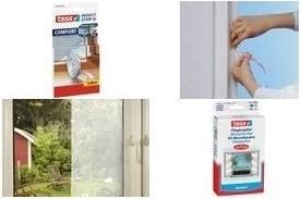 Actual product image tesa Insect screen STANDARD for windows, with Velcro tape, without drilling (150 x 180 cm)