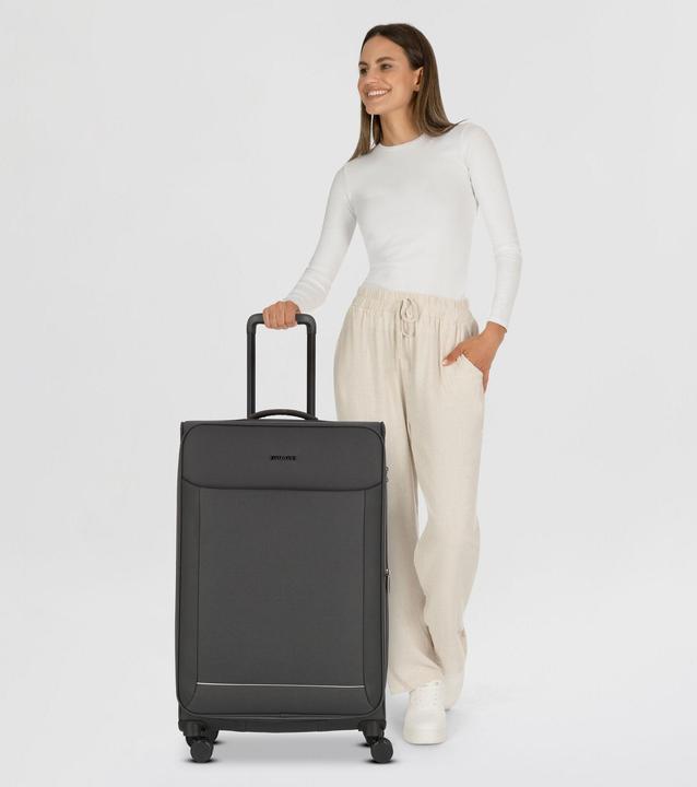 Actual product image Stratic Fresh 4 Rollen Trolley L 77 cm mit Dehnfalte (110 l, XL (from 140l))