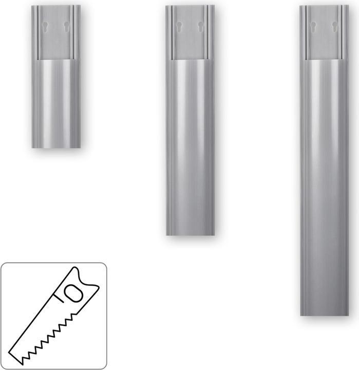 Actual product image Hama Plastic cable duct, semicircular (Duct, 100 cm)