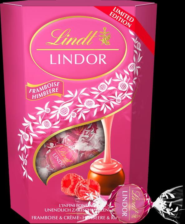 Image du produit Lindt Boules Lindor Framboise & Crème (200 g)