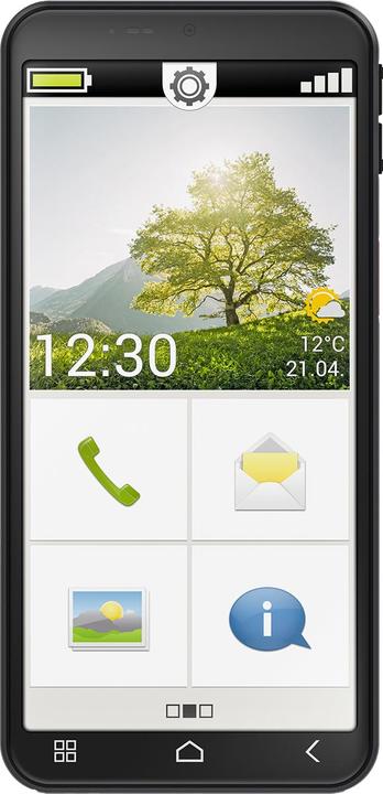 Produktbild Emporia ME7 (128 GB, Schwarz, 5.45", Single SIM, 13 Mpx, 4G)