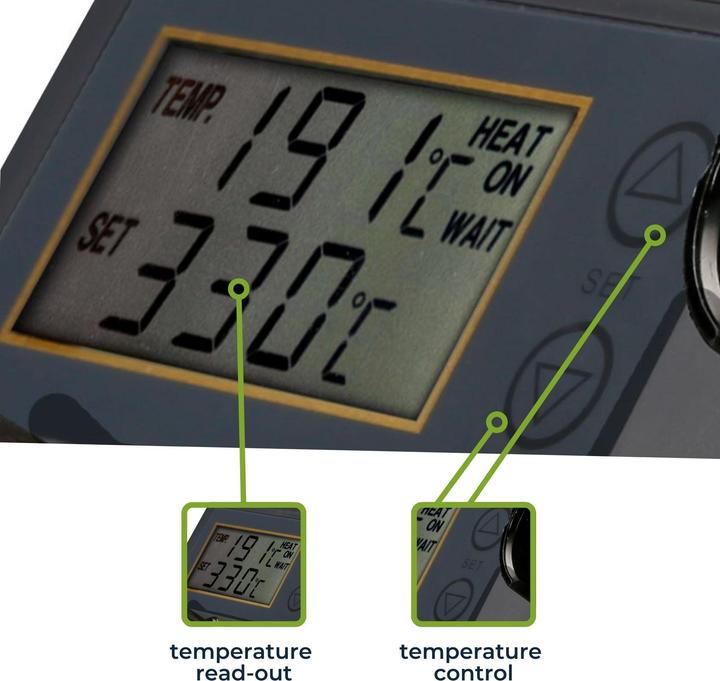 Produktbild Velleman Lötstation mit LCD und keramischem Heizkörper