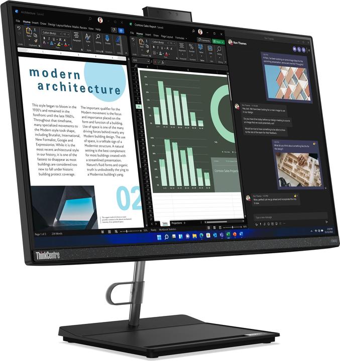 Actual product image Lenovo ThinkCentre neo 30a 24 AIO (Intel Core i5-12450H, 16 GB, 512 GB)