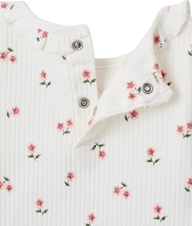 Actual product image Vertbaudet Bio-Kollektion: geripptes Baby Shirt mit langen Ärmeln (80)