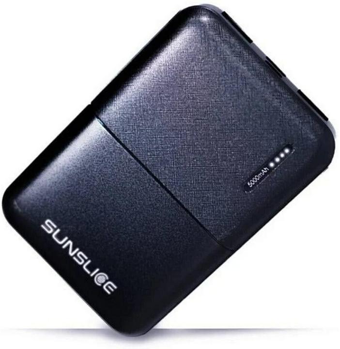 Sunslice Batterie externe "Gravity 5" (5000 mAh, 10 W, 18500 Wh)