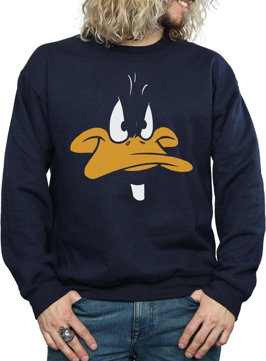 Immagine prodotto Looney Tunes Felpa Daffy Duck Face Uomo (L)