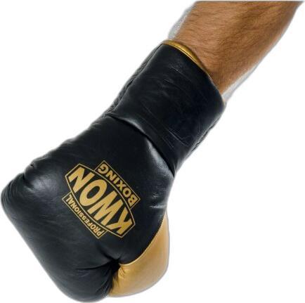Actual product image Kwon Professional Boxing Leather boxing gloves with laces (10 OZ, 10)