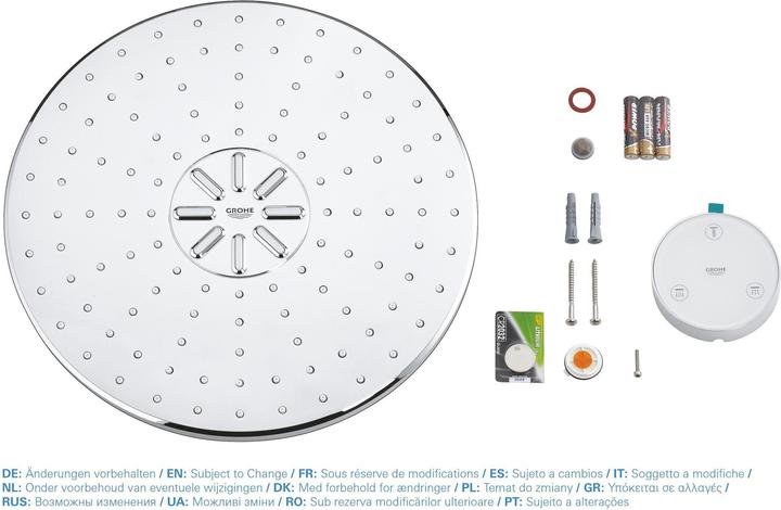 Image du produit Grohe Rainshower SmartConnect 2 types de jets (2 Types de jets, 10 l/min)