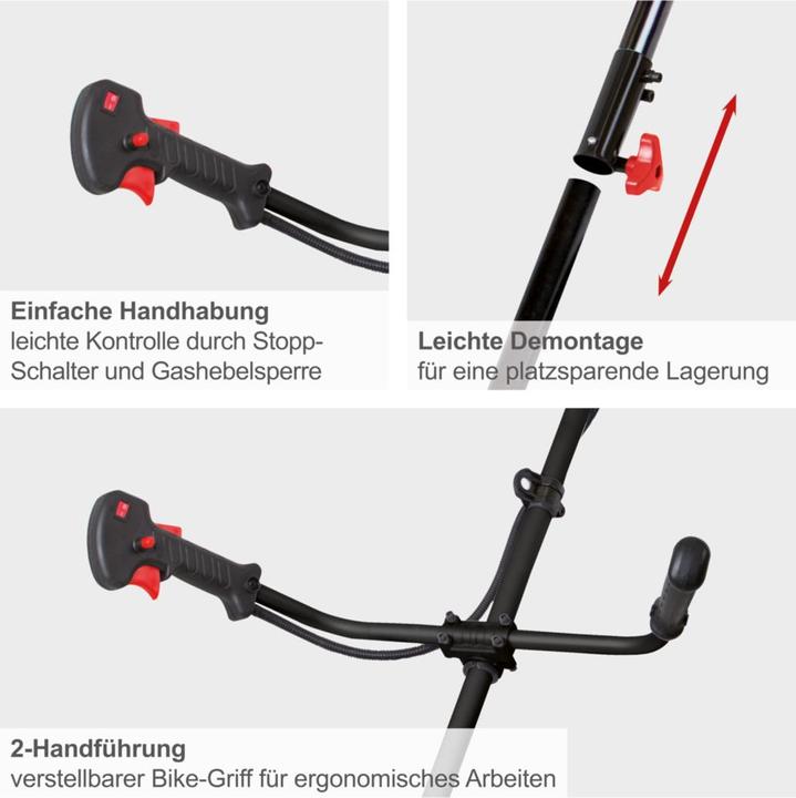 Actual product image Scheppach BCH5200PB brush cutter 1.8hp (Metal cutting blade)