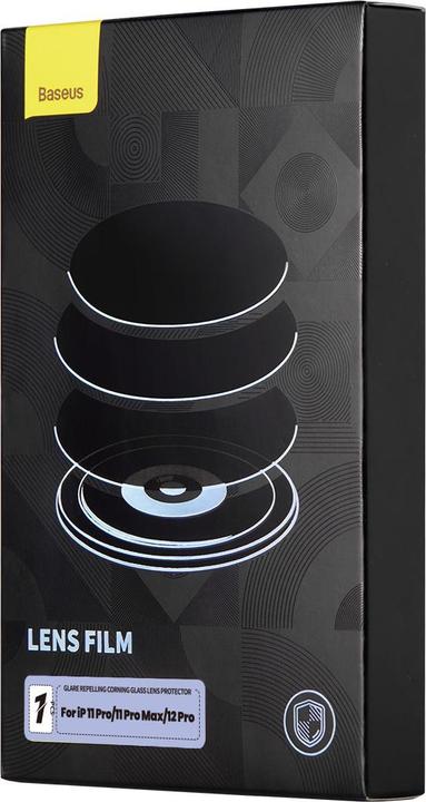 Produktbild Baseus Camera Glass for iPhone 12 Pro / 11 Pro Max / 11 Pro Camera Glass (1 Stück, Apple iPhone 12 Pro, Realme 11 Pro+)