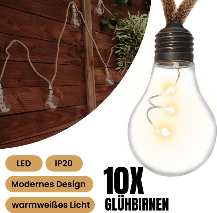 Produktbild Star Trading LED Lichterkette Batterie | 2,55M | Zimmer Deko | Lichterkette Innen | LED Lichterkette (0.22 m)