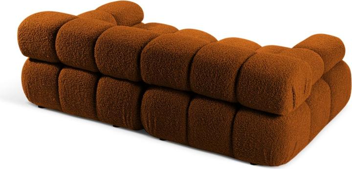 Actual product image Micadoni Velvet Modular Sofa, "Bellis", 2 Seats, 188x94x70 Made in Europe (2 person sofa, 3-seater, 4-seater)