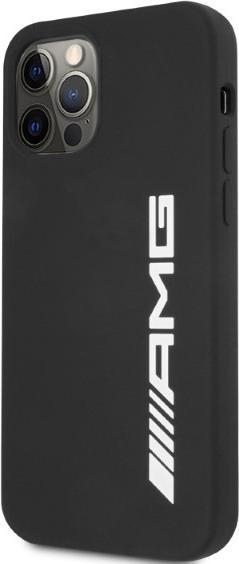 Produktbild Mercedes AMG AMHCP12LSGLBGN iPhone 12 Pro Max 6,7" czarny/black hardcase Silicone Big Logo (Apple iPhone 12 Pro Max)