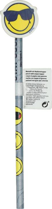 Immagine prodotto Undercover Bleistift Smiley mit Radiergummiaufsatz, pro Stück