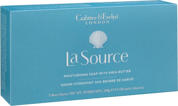 Produktbild Floris Crabtree & Evelyn Set Trio La Source Moisturizing Soap Bar - 3 Stück, 100 Gramm