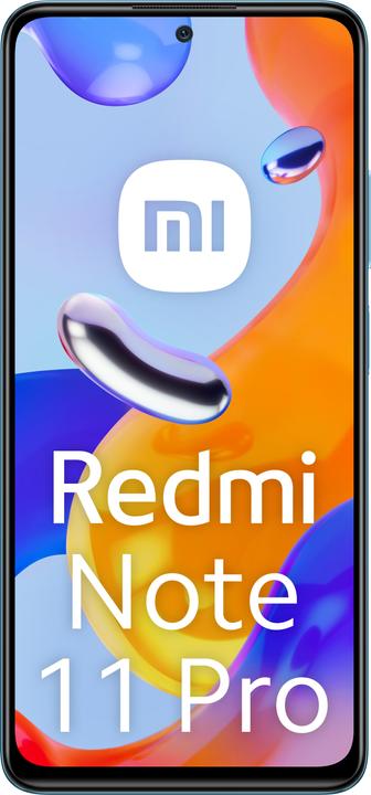 Produktbild Xiaomi Redmi Note 11 Pro (128 GB, Star Blue, 6.67", Hybrid Dual SIM, 108 Mpx, 4G)