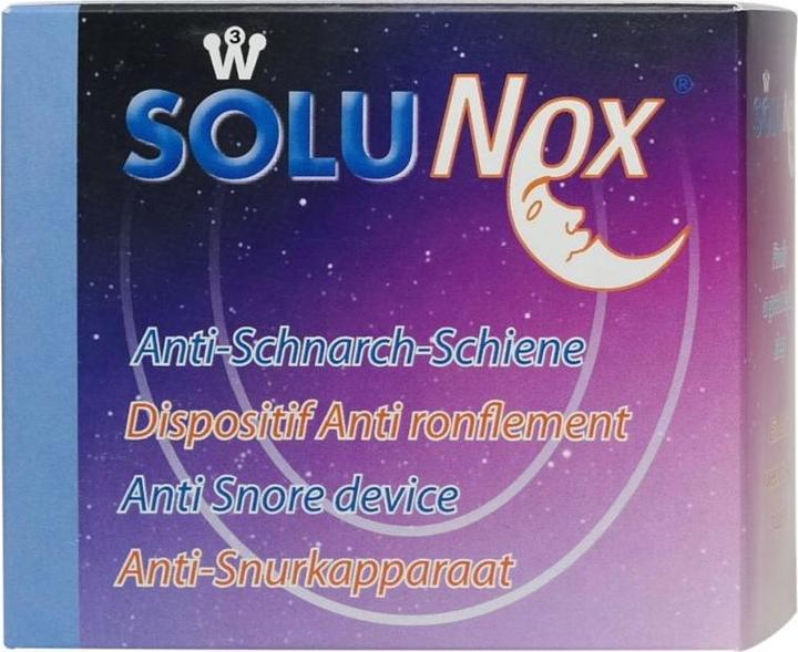 Actual product image Solu Nox anti-snoring splint transparent