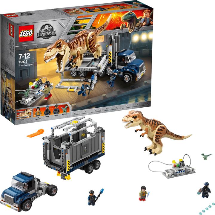 Actual product image LEGO Jurassic World - T. rex Transport (75933, LEGO Jurassic World)