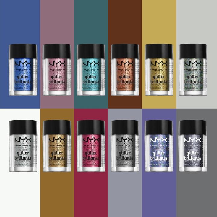 Produktbild NYX Professional Make-Up Face and Body Glitter (Crystal, Highlighter, 2.50 g)