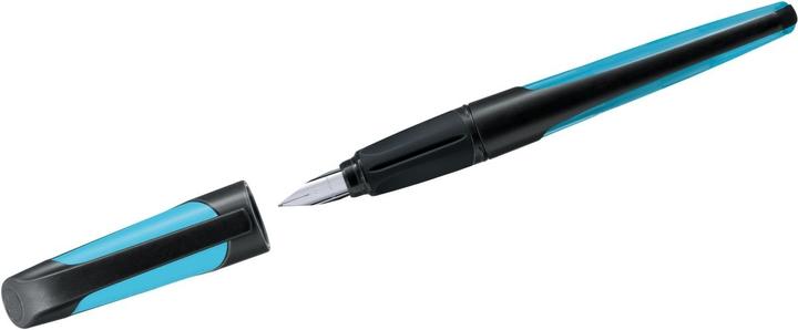 Produktbild STABILO EASYbuddy Schulfüller mit Standard-Feder (Schwarz/Hellblau, 1 x)