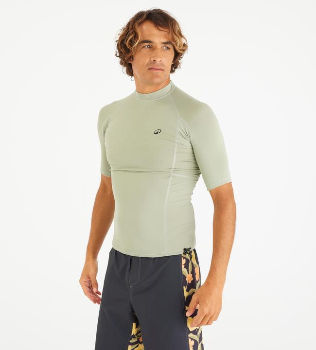 Olaian UV-Shirt Surfen Herren UV-Schutz 50+ 500 khaki (3XL)