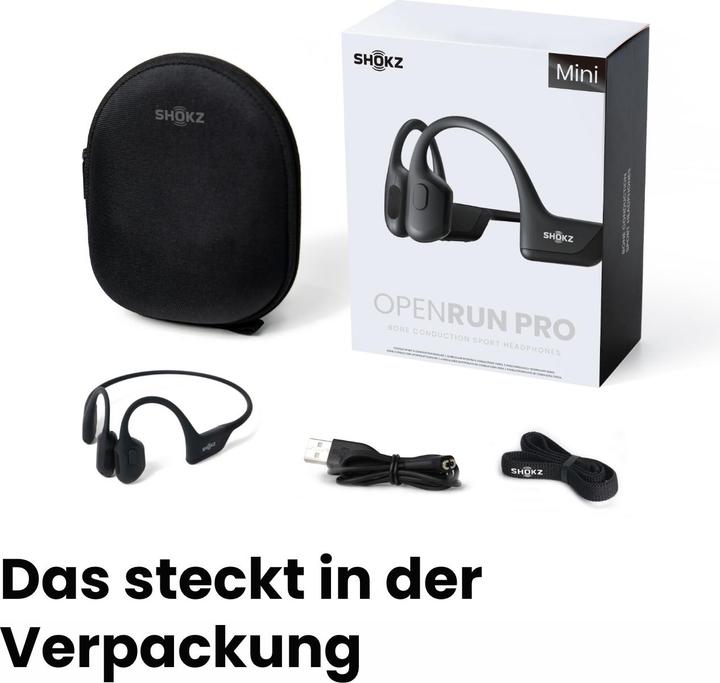Immagine prodotto Shokz OpenRun Pro Mini (Nessuna soppressione del rumore, 10 h, Senza fili)