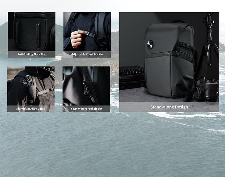 Actual product image VSGO Black Snipe photo rucksack (Photo backpack, 25 l)