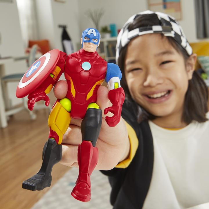 Actual product image Hasbro MixMashers Marvel Captain America Avengers Mix-And-Match