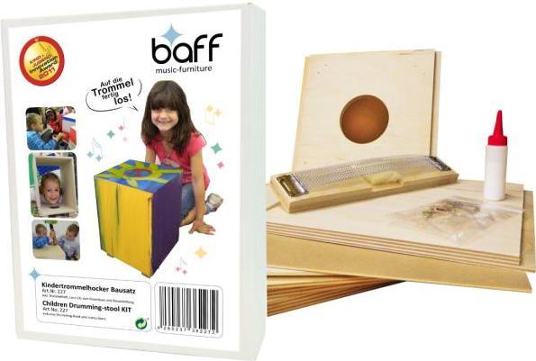 Produktbild Baff Kinder-Trommel-Hocker Musikmöbel Bausatz Cajon