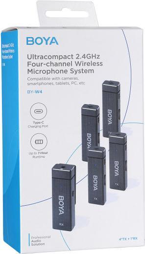 Image du produit Boya Microphone sans fil BY-W4 pour smartphone