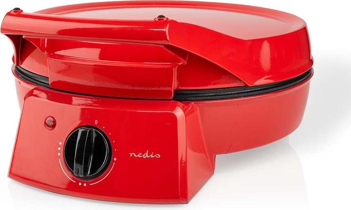 Actual product image Nedis FCPM100FRD Pizza Maker, aluminium (EU plug)