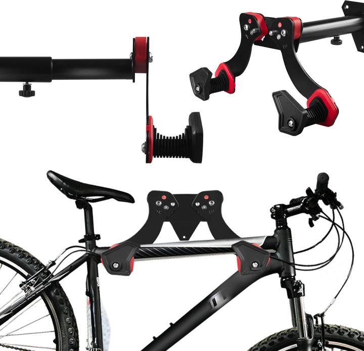 Immagine prodotto Maclean Supporto da parete per bicicletta in acciaio Portata 30 kg MC-449