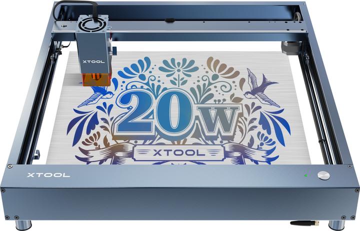 Productafbeelding XTool D1 Pro 20W - Hogere Nauwkeurigheid Diode DIY Laser Graveren & Snijden Machine