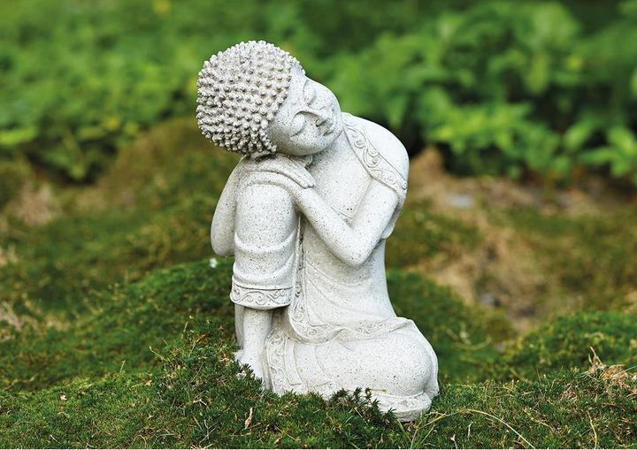 Produktbild G. Wurm Dekofigur Buddha aus Polyresin, 20 cm (20.5 x 13.5 x 15.5 cm)