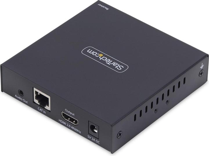 Actual product image StarTech .com IH2006-HDMI-RX, Receiver, Kabelgebunden, 3840 x 2160 Pixel, 60 Hz, Schwarz, Metall